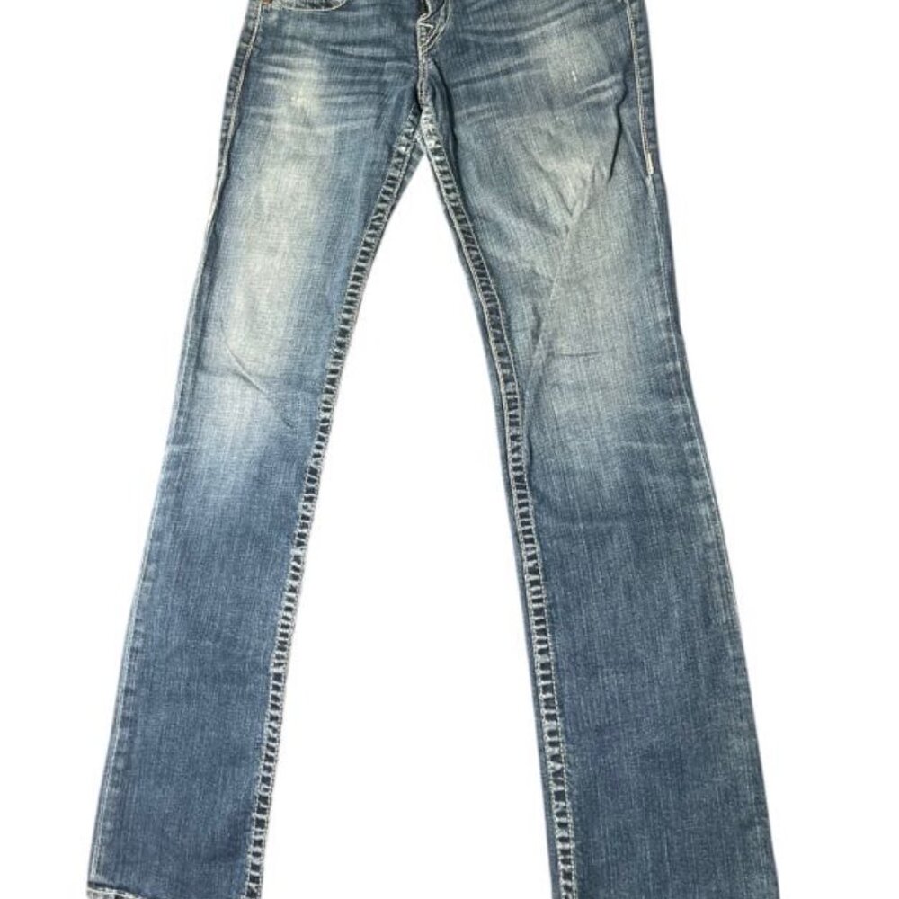True Religion Jeans Men's Size 29 Blue Denim Straight Leg 5-Pocket Design